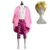 One Piece Donquixote Doflamingo Uniform Cosplay Costume Carnaval