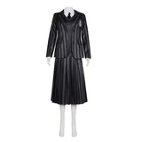 La Famille Addams 2(2025)Mercredi Uniforme Bleu/Noir Cosplay Costume