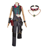 Adulte Arcane: League of Legends Saison 2(2024) Powder/Jinx Tenue de Gilet Cosplay Costume