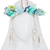 Elden Ring Nightreign(2025) Revenant Tenue Blanche et Bleue Cosplay Costume