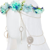 Elden Ring Nightreign(2025) Revenant Tenue Blanche et Bleue Cosplay Costume