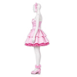 Cosplay Costume Mizi Alien Stage(2026) TV Cosplay Robe Rose Femme