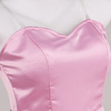 Cosplay Costume Mizi Alien Stage(2026) TV Cosplay Robe Rose Femme