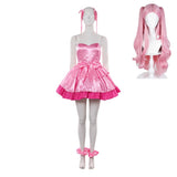 Cosplay Costume Mizi Zombie Stage Alien Stage(2026) TV Cosplay Robe Rose Femme Ver.2