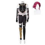 Arcane: League of Legends Saison 2(2024) Vi Tenue Noire Cosplay Costume