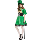 Femme Costume Classique Vert pour Fête de La Saint-Patrick