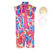 2023 Flm Barbie Ken Rose Rétro Cosplay Costume Carnaval
