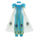 Déguisement Fille Jasmine Princesse Accessoires+Uniforme Costume Halloween