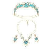 Déguisement Fille Jasmine Princesse Accessoires+Uniforme Costume Halloween