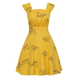 Cosplay Costume Mia La La Land Film Cosplay Robe Jaune Femme