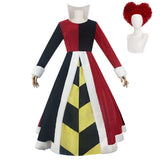 Alice Au Pays Des Merveilles Reine du Coeur Rouge Robe Cosplay Costume