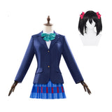 Cosplay Costume μ's Love Live! School Idol Project Anime Cosplay Uniforme Scolaire Bleue Femme