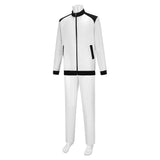 Cosplay Costume Haymitch Abernathy The Hunger Games: Sunrise on the Reaping(2026) Film Cosplay Tenue Blanche Homme