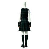 Cosplay Costume Sasha Coven Academy(2026) TV Cosplay Uniforme Scolaire Verte Femme
