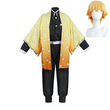 Adulte Demon Slayer Agatsuma Zenitsu Cosplay Costume
