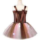 Enfant Fille Cerf de Noël Tutu Robe Costume d'Halloween