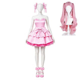Cosplay Costume Mizi Alien Stage(2026) TV Cosplay Robe Rose Femme