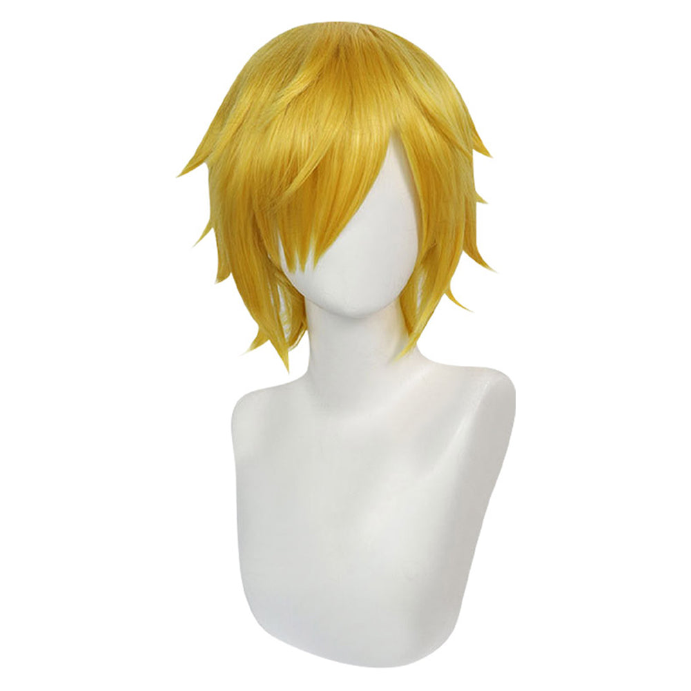 Anime One Piece Sanji Homme Chemise Jaune Tenue Cosplay Costume –  Cosplaycart.fr