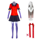 Hazbin Hotel(2024) Vaggie Tenue Rouge Cosplay Costume