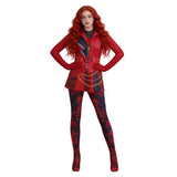 Cosplay Costume Red Descendants: Wicked Wonderland(2026) Film Cosplay Combinaison Rouge Adulte & Enfant