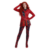 Cosplay Costume Red Descendants: Wicked Wonderland(2026) Film Cosplay Combinaison Rouge Adulte & Enfant