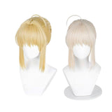 Cosplay Perruque Saber Altria Pendragon Fate Grand Order Jeu Perruque Blonde/Blanc Cassé