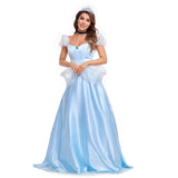 Déguisement Film Cendrillon Femme Robe de Princesse Cinderella Costume