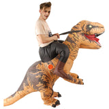 Adulte Dinosaure Gonflable T-Rex Homme sur T- Rex Costume