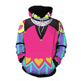 Hazbin Hotel 2(2025) Vox/Fizzarolli Sweat-shirt à Capuche/Zip Costume d'Halloween
