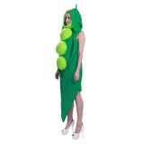 Adulte/Enfant Petit Pois Combinaison Costume Carnaval Halloween