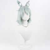 Cosplay Perruque Yani Neko Chainsmoker Cat(2026) Anime Cosplay Perruque Verte+Oreilles
