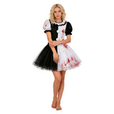 Cosplay Costume Clown Terrifier 4(2026) Film Cosplay Robe Blanche et Noire Femme
