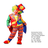 Déguisement Enfant Clown de Cirque Amusant Costume Pour Carnaval Halloween
