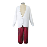 Cosplay Costume Enfant Shanks One Piece: Red Anime Cosplay Tenue Bleue et Rouge