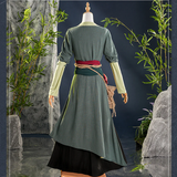 Where Winds Meet(2025) Yingying Tenue Verte Wuxia Hanfu Cosplay Costume