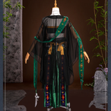 Where Winds Meet(2025) Zui Hua Yin Uniforme Vert Wuxia Hanfu Cosplay Costume