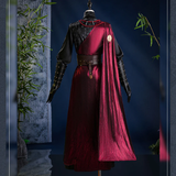 Femme Where Winds Meet(2025) San Geng Tian Unifrome Rouge Wuxia Hanfu Cosplay Costume