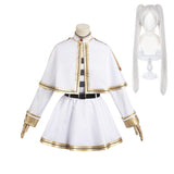 Frieren: Beyond Journey's End Frieren Femme Blanc Robe Cosplay Costume