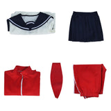 3-nen Z-gumi Ginpachi Sensei(2025) Kagura Uniforme Scolaire Rouge Cosplay Costume