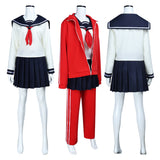 3-nen Z-gumi Ginpachi Sensei(2025) Kagura Uniforme Scolaire Rouge Cosplay Costume