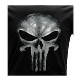 Cosplay Costume The Punisher Film Cosplay T-shirt Noir Adulte
