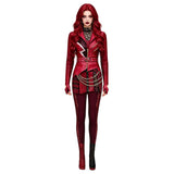 Cosplay Costume Red Descendants: Wicked Wonderland(2026) Film Cosplay Combinaison Rouge Adulte & Enfant Ver.2