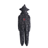 Adulte &amp; Enfant Stranger Things S5(2025) Demogorgon Pyjama Combinaison Grise Cosplay Costume