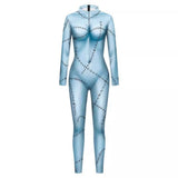 Cosplay Costume Sally L'Étrange Noël de Monsieur Jack Robe+Combinaison Femme