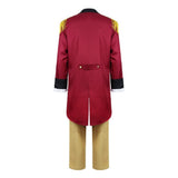 Cosplay Costume George Washington Tenue Président Rouge