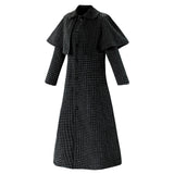 La Famille Addams 2(2025) Mercredi Manteau à Carreaux Cosplay Costume