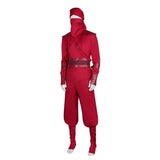 Cosplay Costume La Main Film Tenue de Ninja Rouge Femme