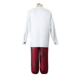 Cosplay Costume Enfant Shanks One Piece: Red Anime Cosplay Tenue Bleue et Rouge