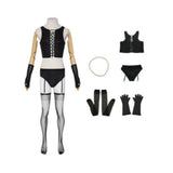 Cosplay Costume Dr. Frank-N-Furter La Folle Histoire de Rocky Horror(1975) Film Cosplay Tenue Noire Homme