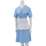 Waitress Jenne Robe Bleue Cosplay Costume